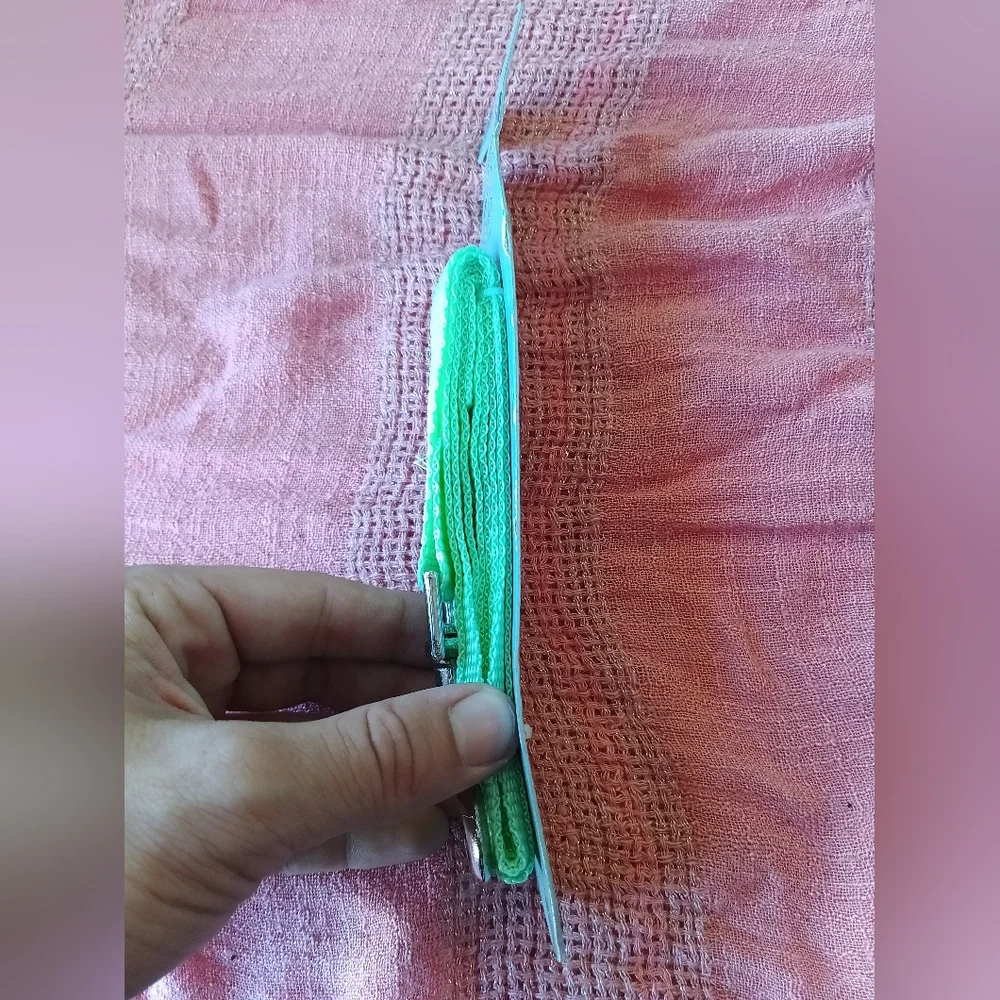 Green Dog Leash with Metal Clip